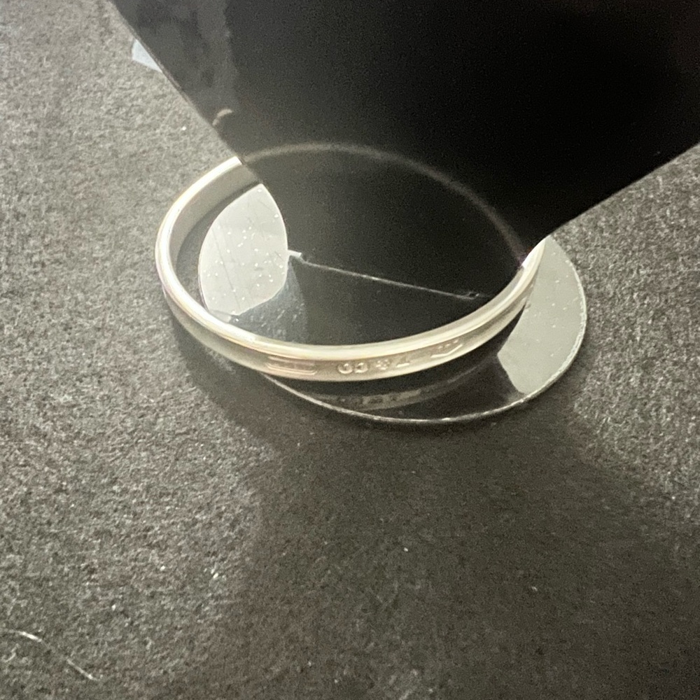 TIFFANY&CO. 1837 Sterling Silver 925 Bangle Bracelet 1997 Authentic Preloved - Picture 4 of 12
